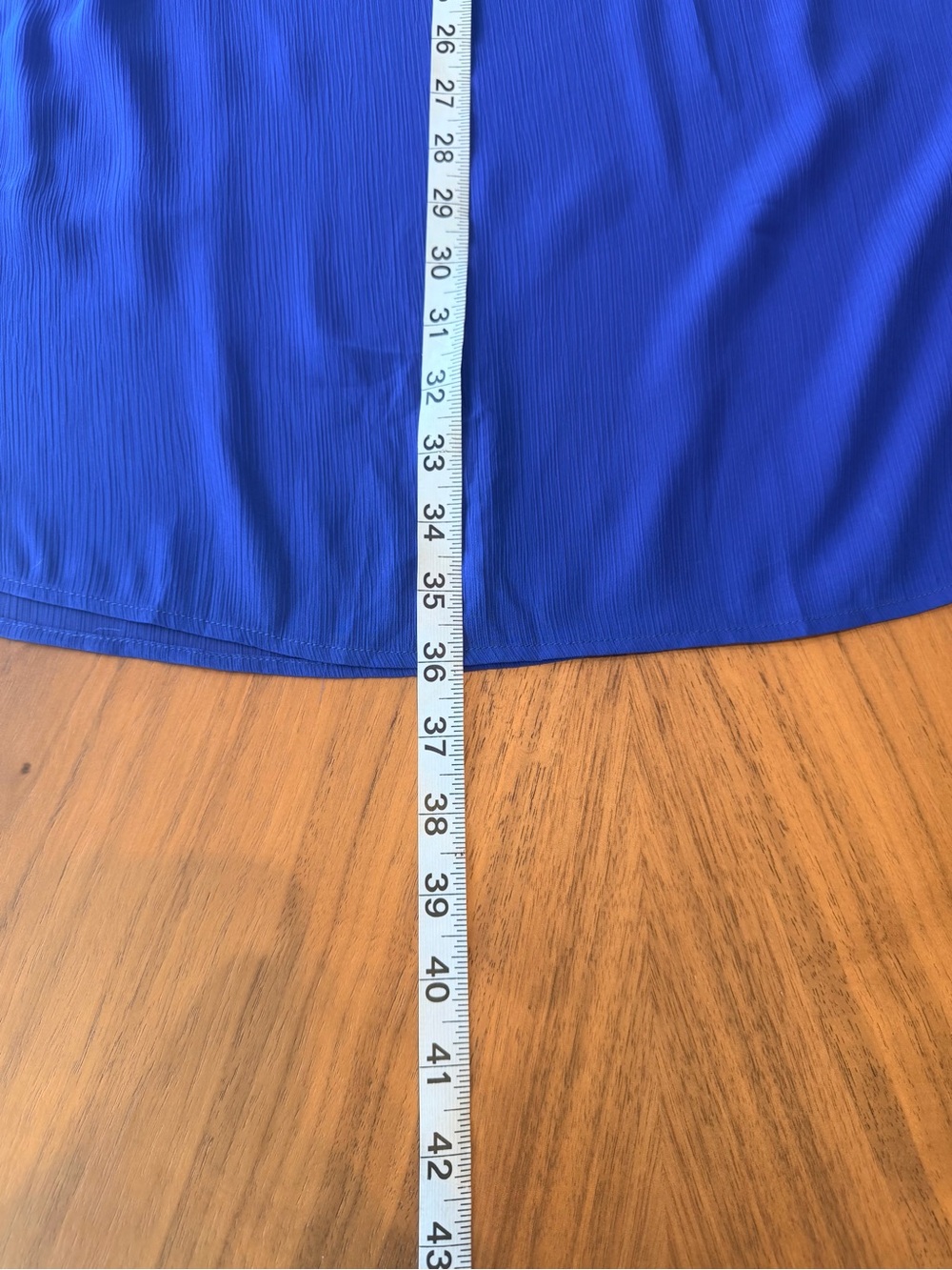 Ann Taylor Cobalt Royal Blue Maxi Skirt | Small Petite - Picture 6 of 10